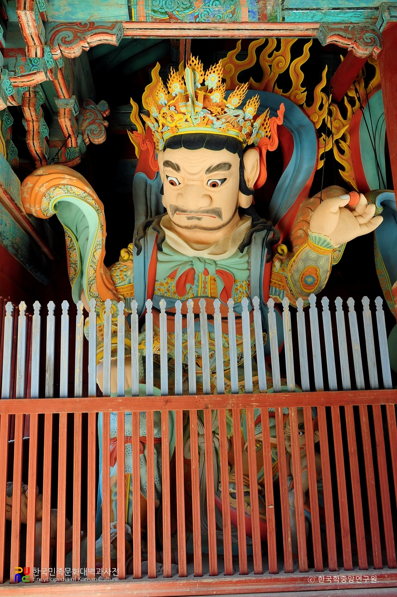 순천 송광사 소조 사천왕상 / 남방증장천