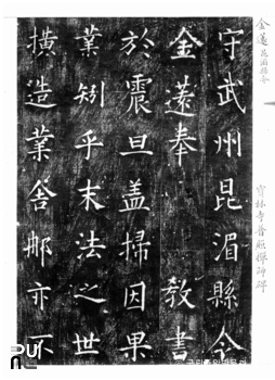 장흥 보림사 보조선사탑비 탁본