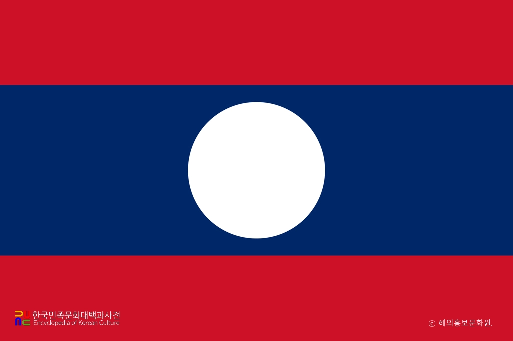 라오스의 국기