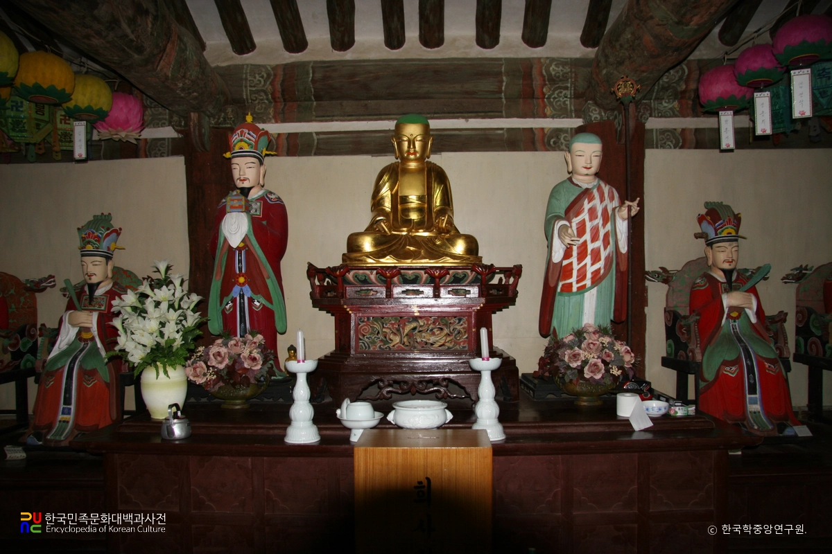 구미 수다사 명부전 지장시왕상