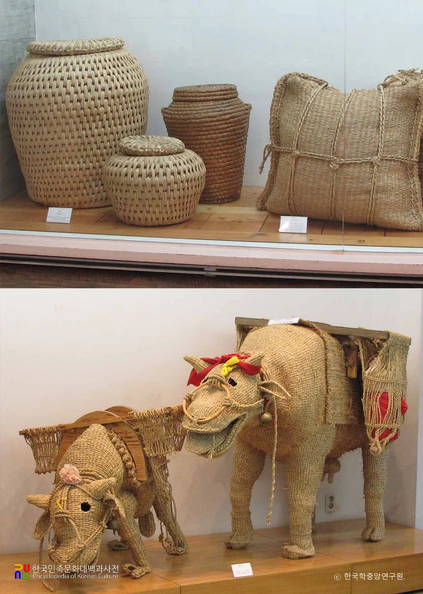 짚풀생활사박물관 전시품