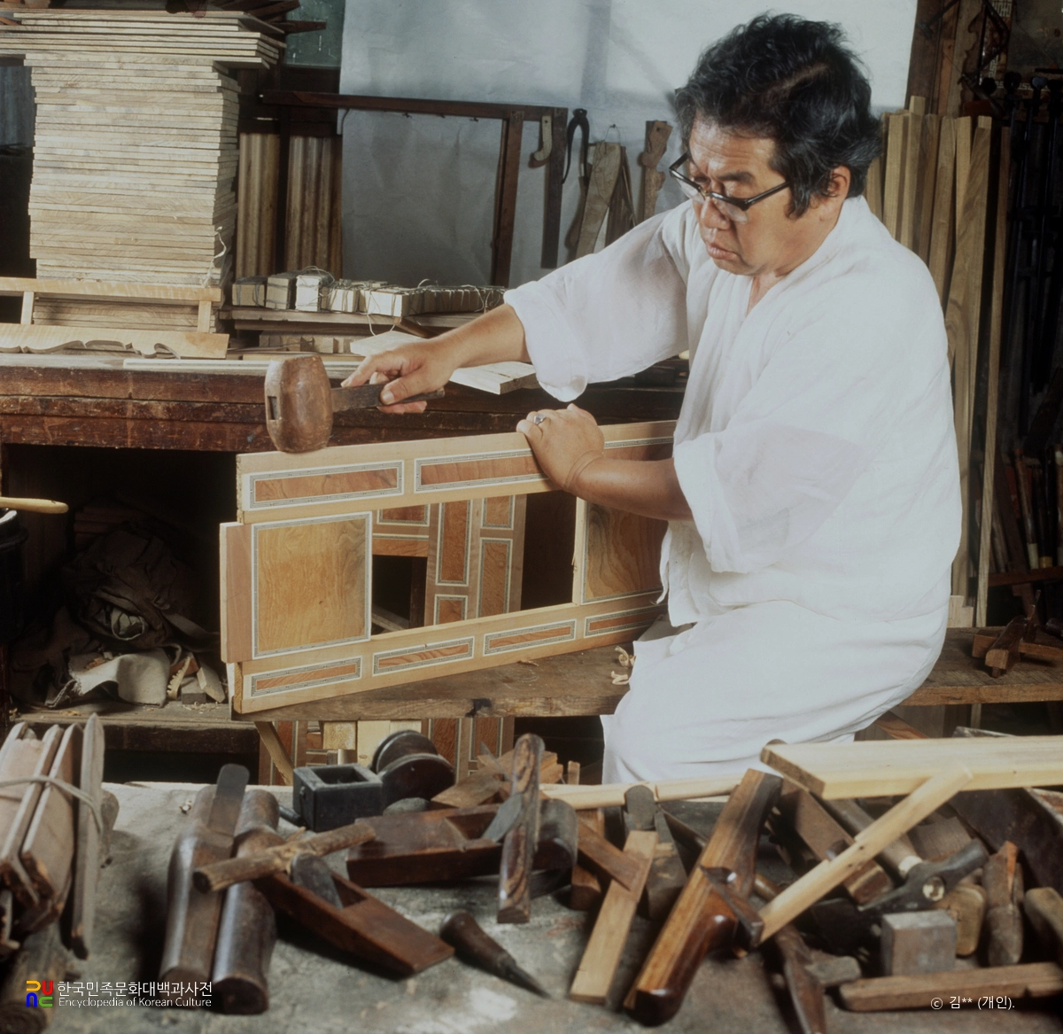 소목장 / 화장판 짜기