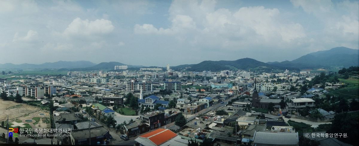 고창읍 전경