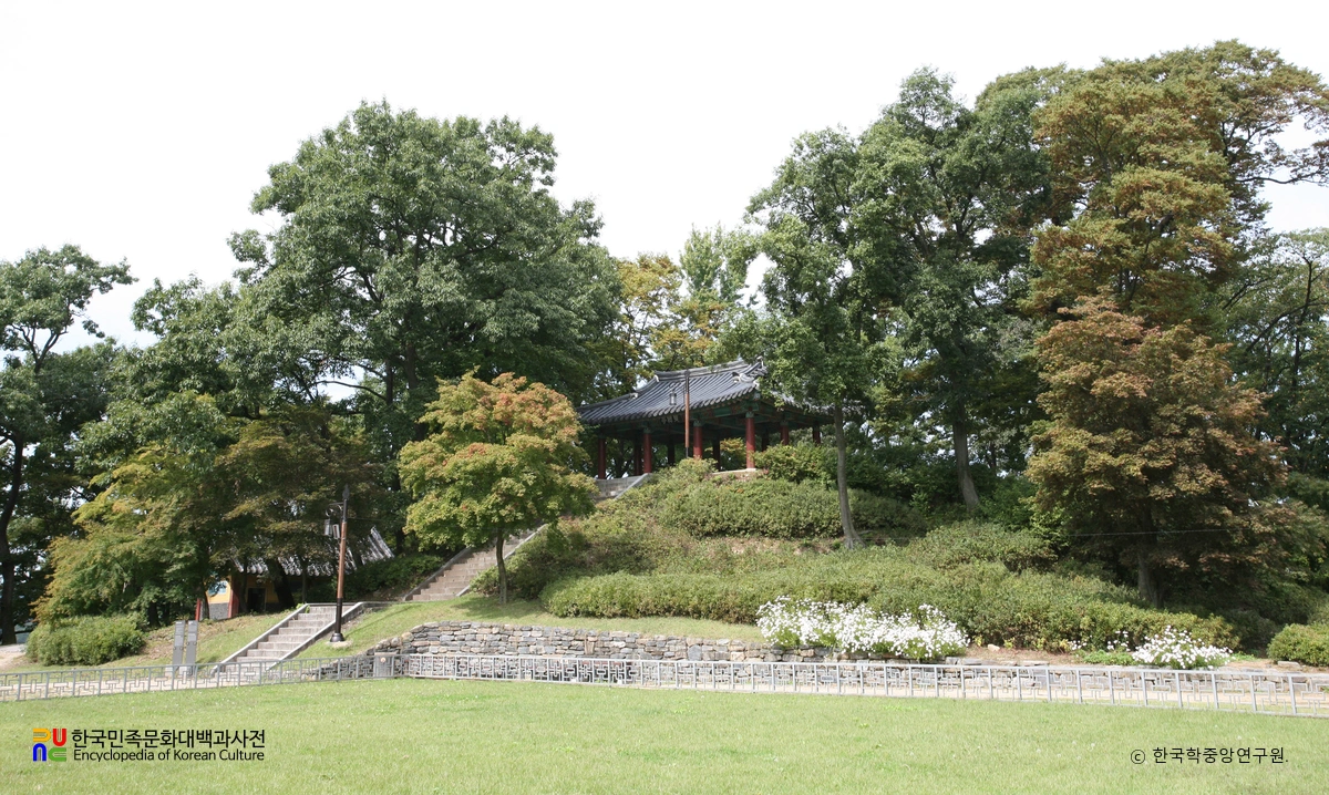 공주 공산성 쌍수정 전경