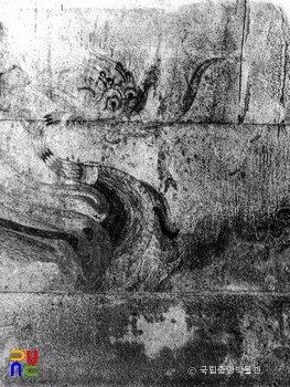 평안남도 강서 강서대묘 현실 동벽 청룡 부분