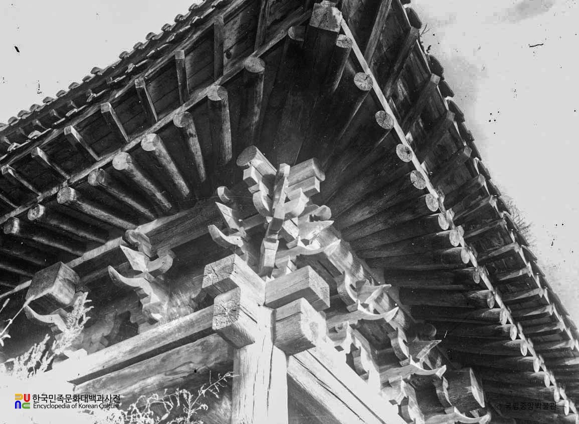 평양 대동문 문루 귀공포