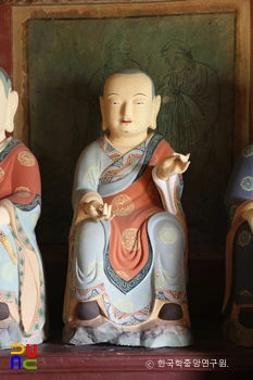 해남 미황사 십육나한상