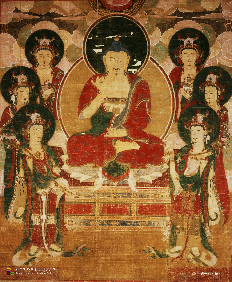 대구 동화사 아미타극락회상도