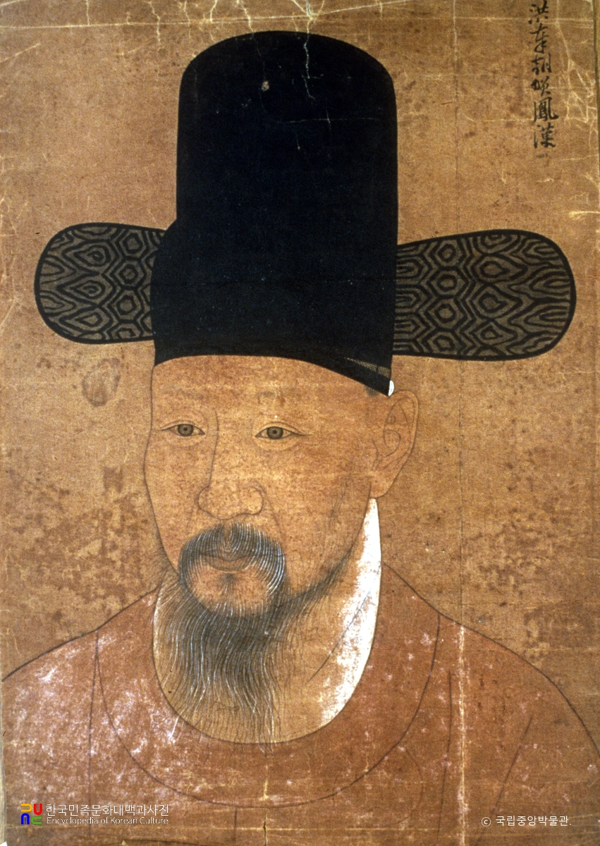 명현화상 중 홍봉한 초상