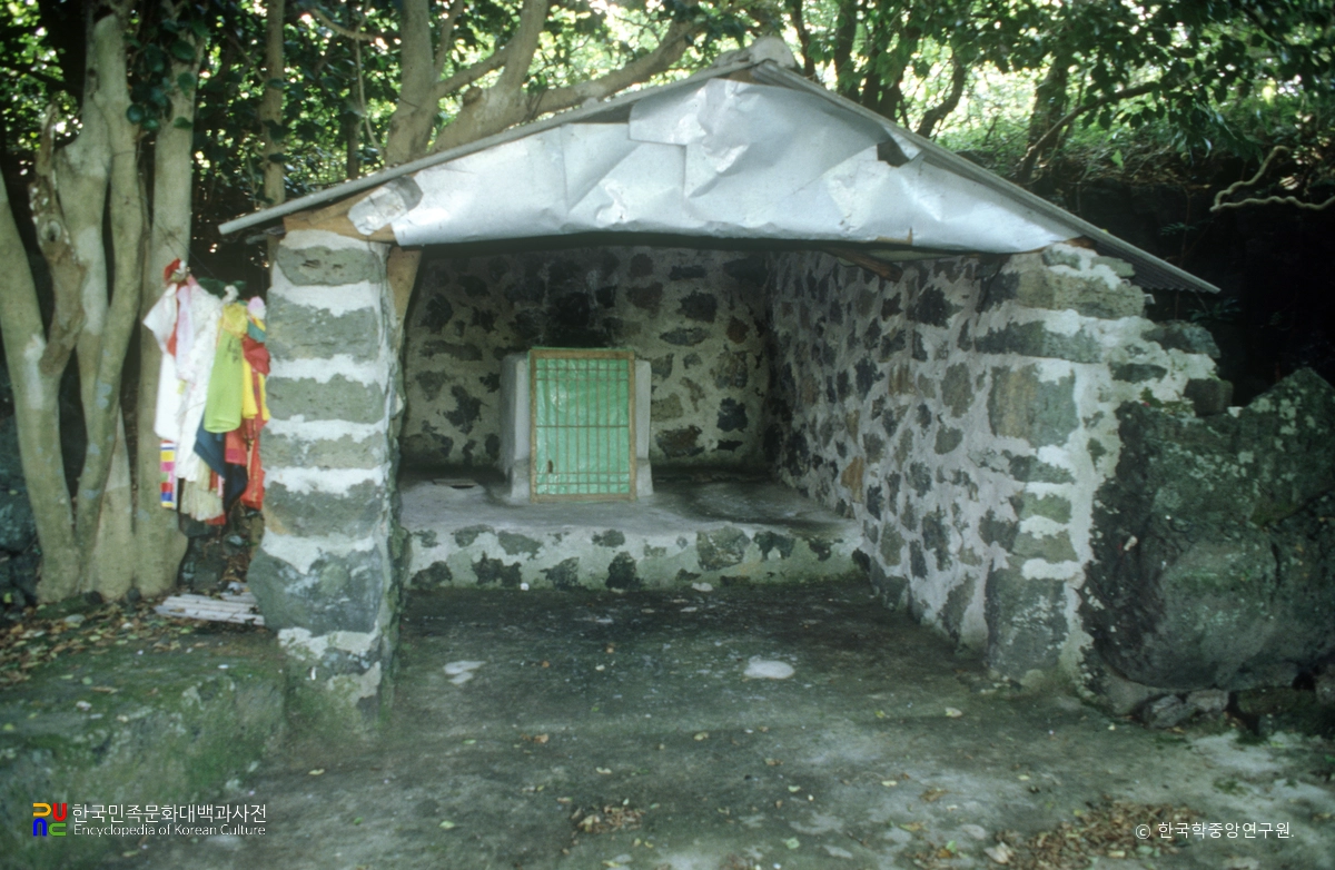 북제주 월정리 본향당 정면