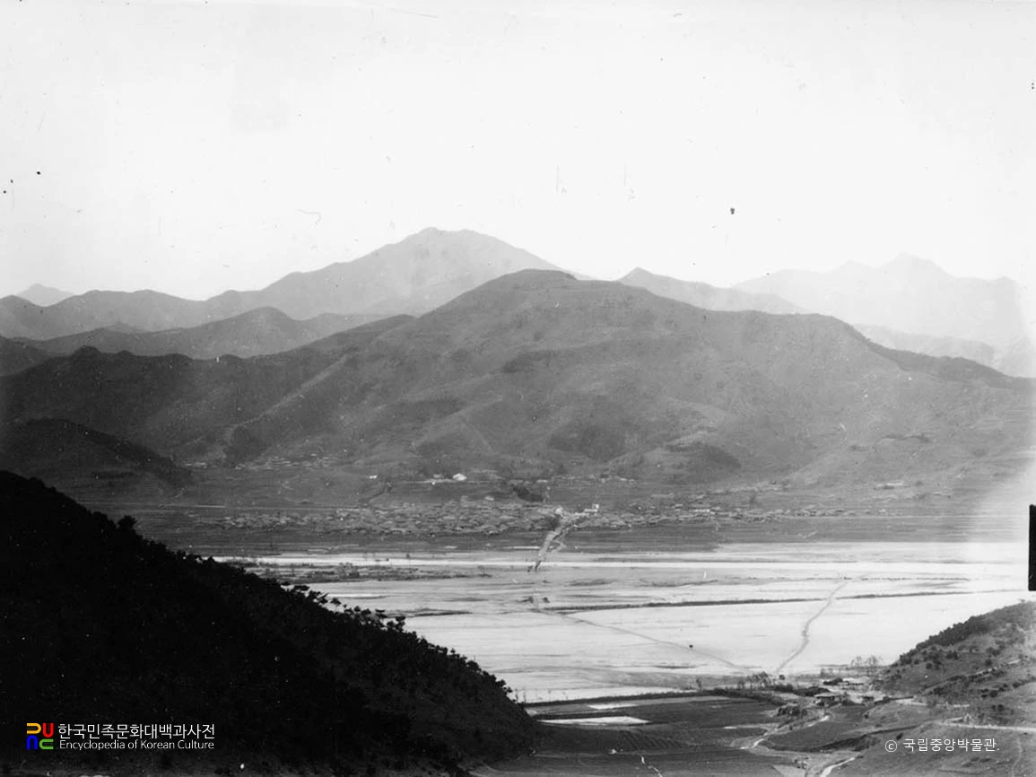 고령 주산성 전경