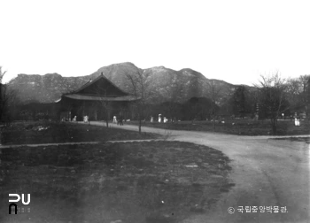 서울 경복궁 경회루 남쪽 전경