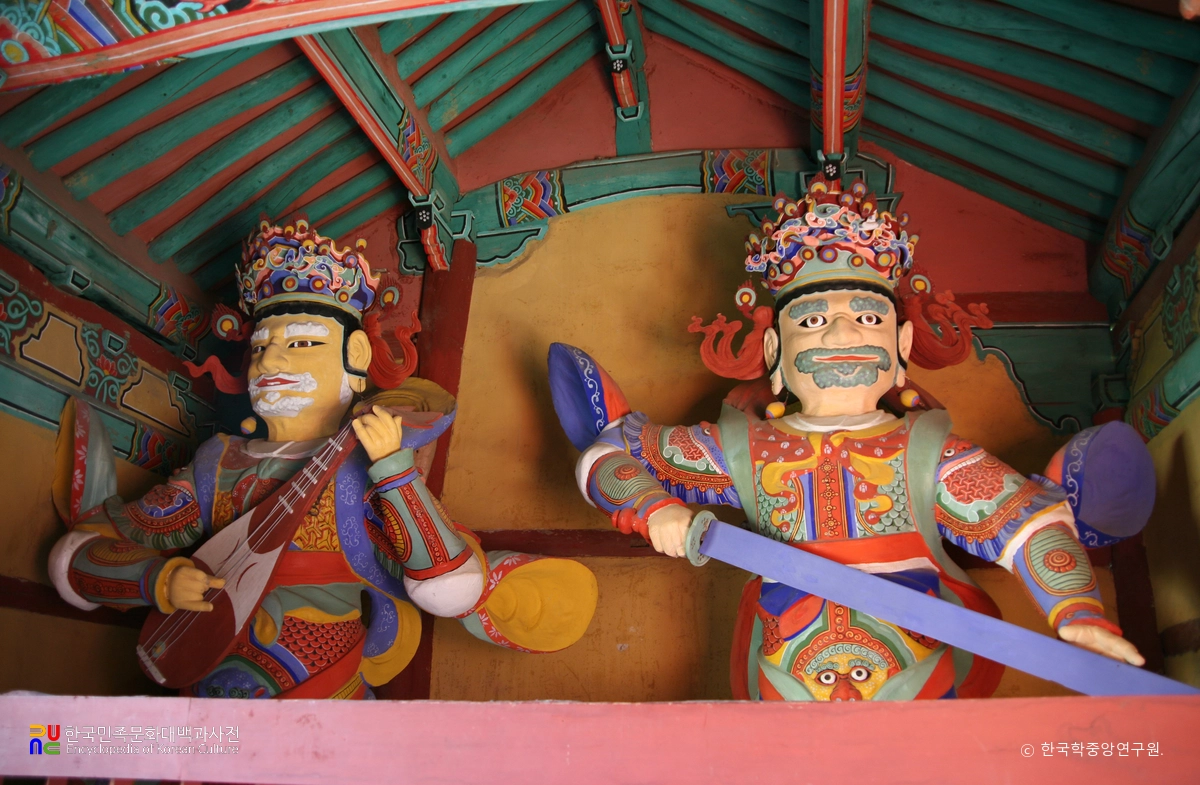 칠장사 소조 사천왕상