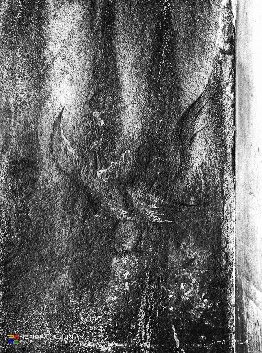 평안남도 강서 강서중묘 현실 남벽 서방 주작