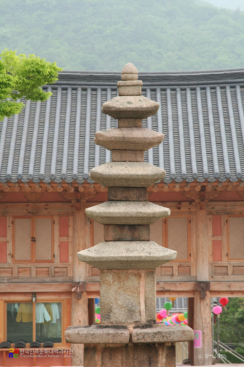 영암 도갑사 오층석탑 / 탑신과 상륜