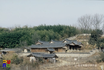 경주 양동 향단 전경