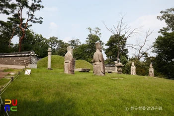 서울 조선 연산군 묘역 정측면 전경