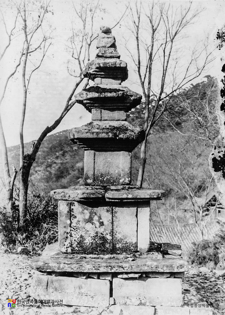 의성 고운사 삼층석탑 정면