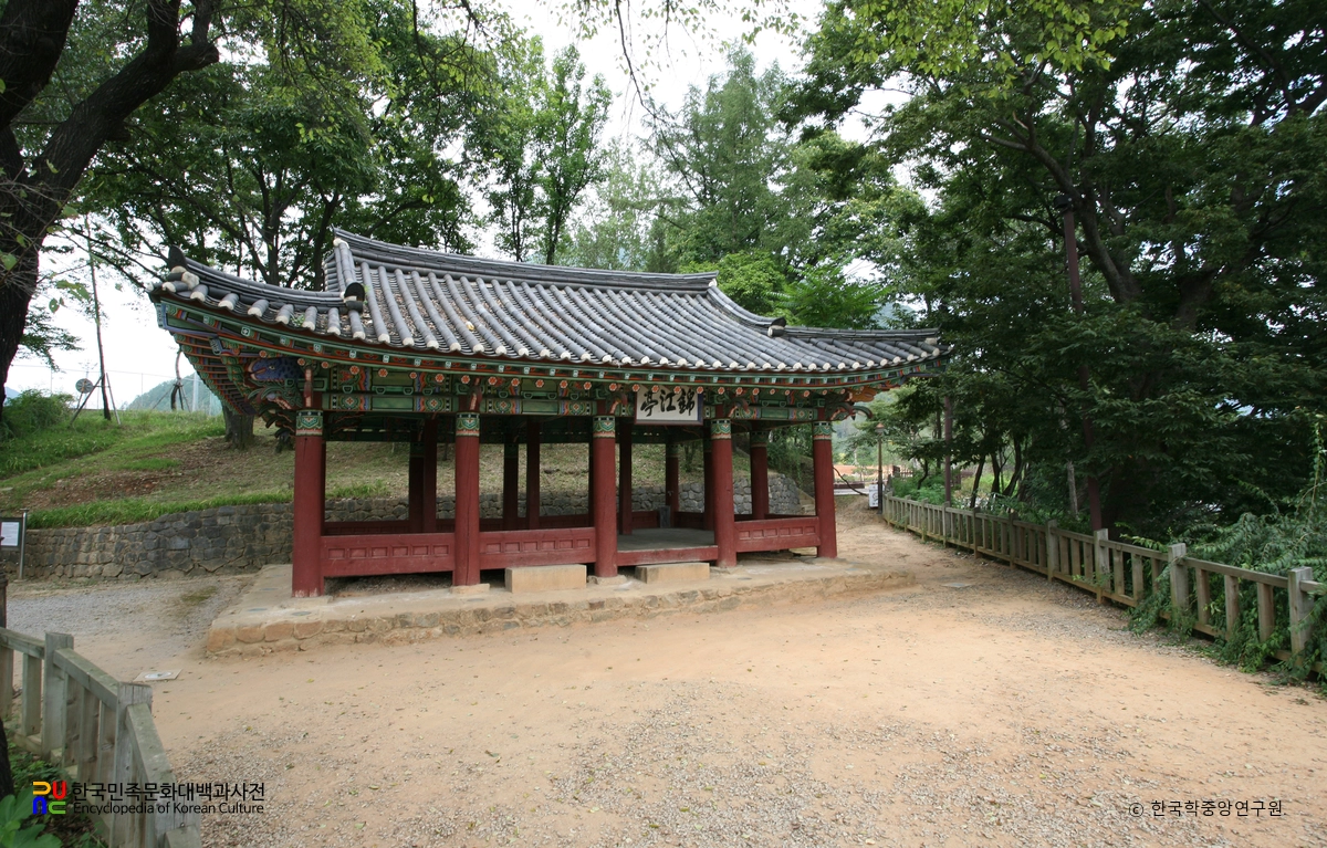 영월 금강정 정측면