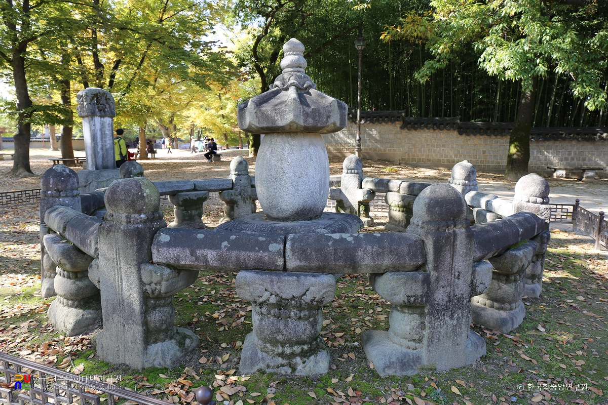 전주 예종대왕 태실 및 비 전경