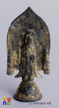 금동보살삼존입상