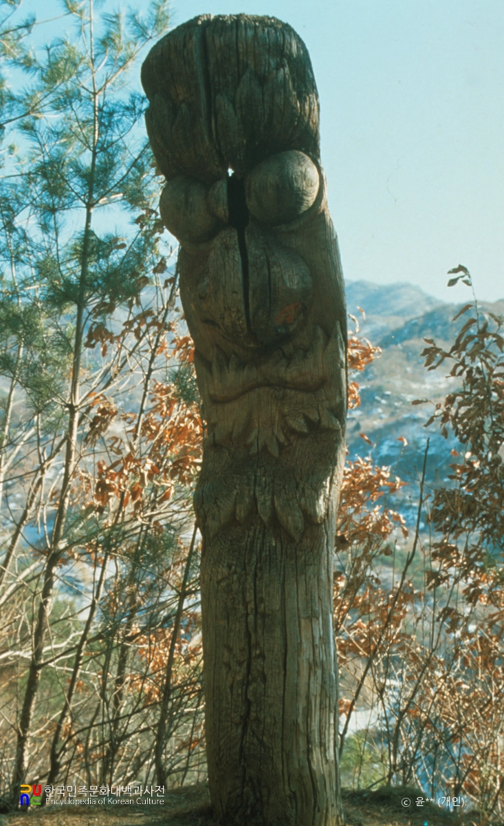 함양 벽송사 목장승