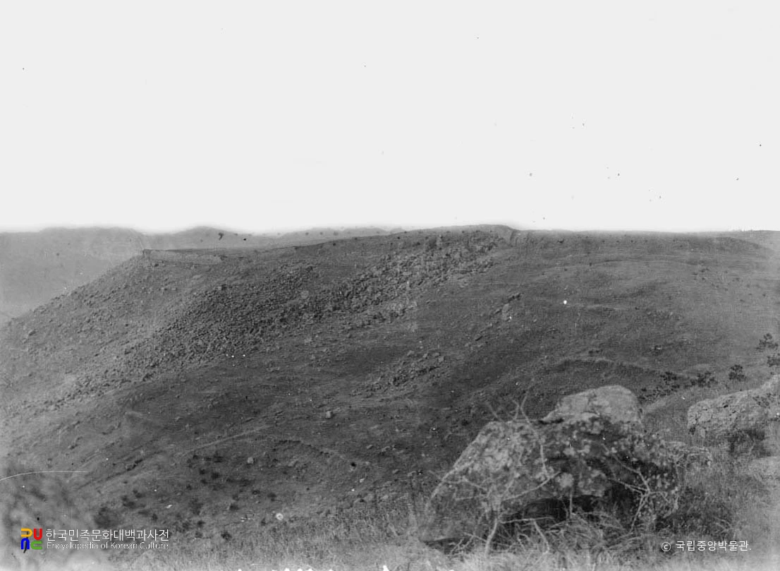 길주 다신산성 전경