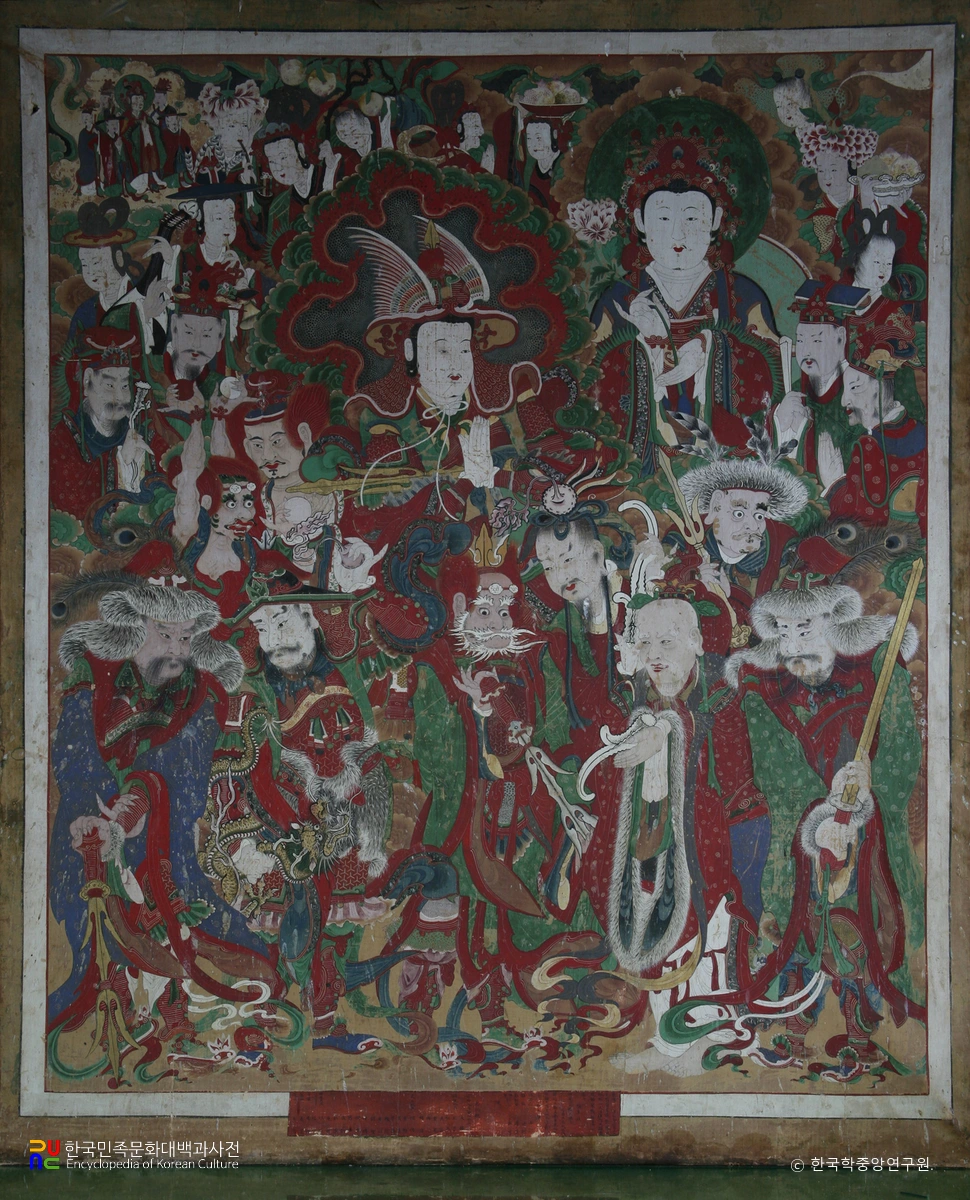 보은 법주사 복천암 신중도