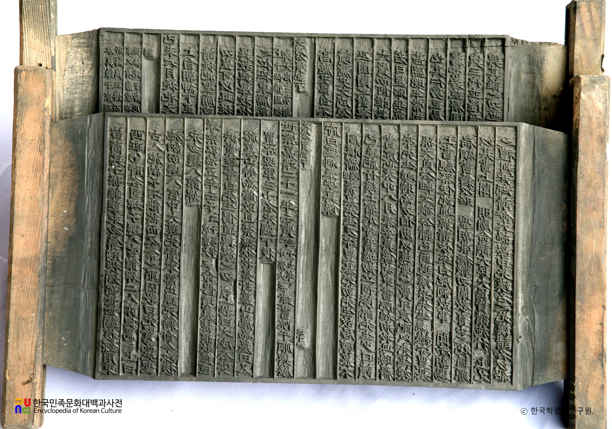 곡성 도동묘의 회헌실기 목판