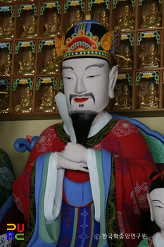 완주 송광사 명부전 소조무료 슬롯 머신 및 권속상 일괄