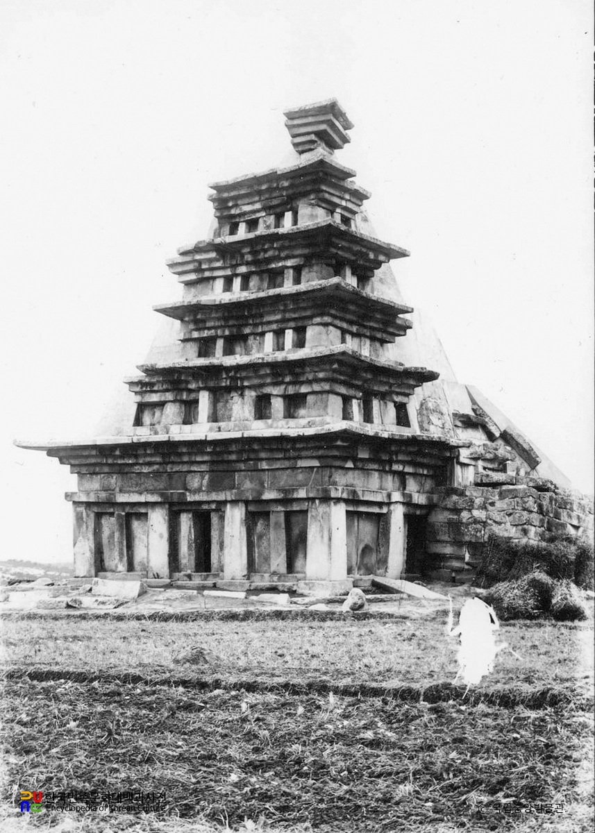 익산 미륵사지 석탑 전경