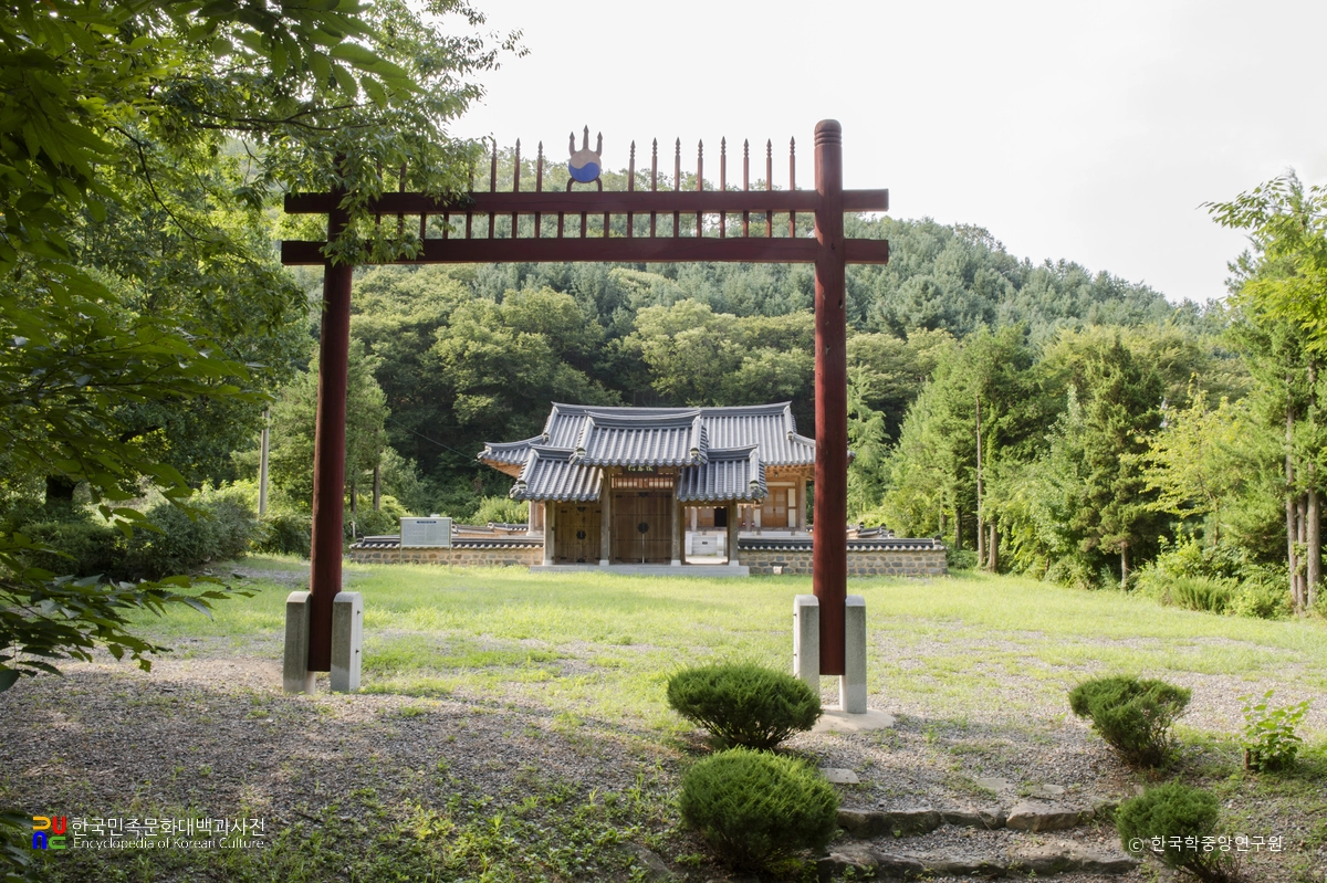 양평 한음 이덕형선생 사당과 홍살문