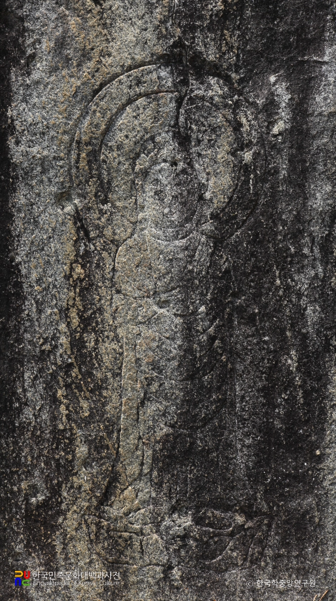 함양 대덕리 마애여래입상