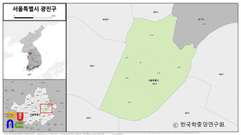 서울특별시 광진구 법정구역도