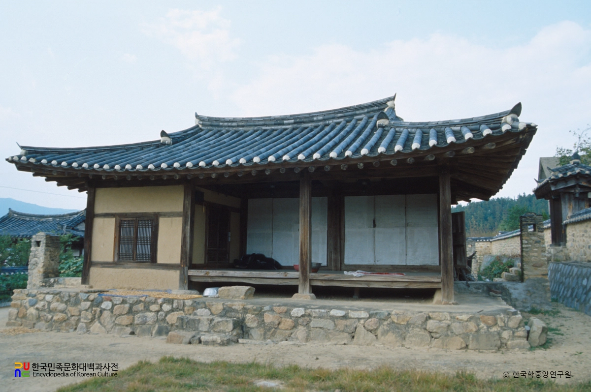 구미 용와종택 및 침간정 중 침간정 정면