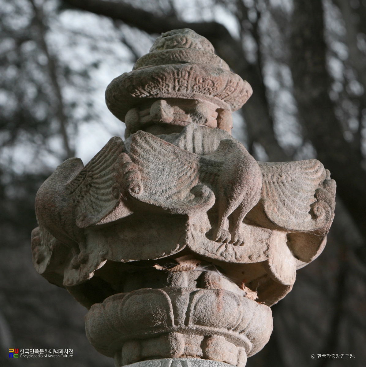 구례 연곡사 북 승탑 중 상륜부