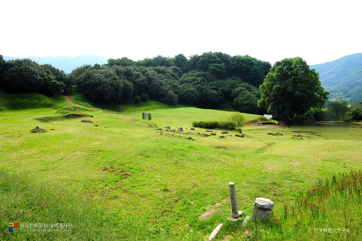 광양 옥룡사지 전경