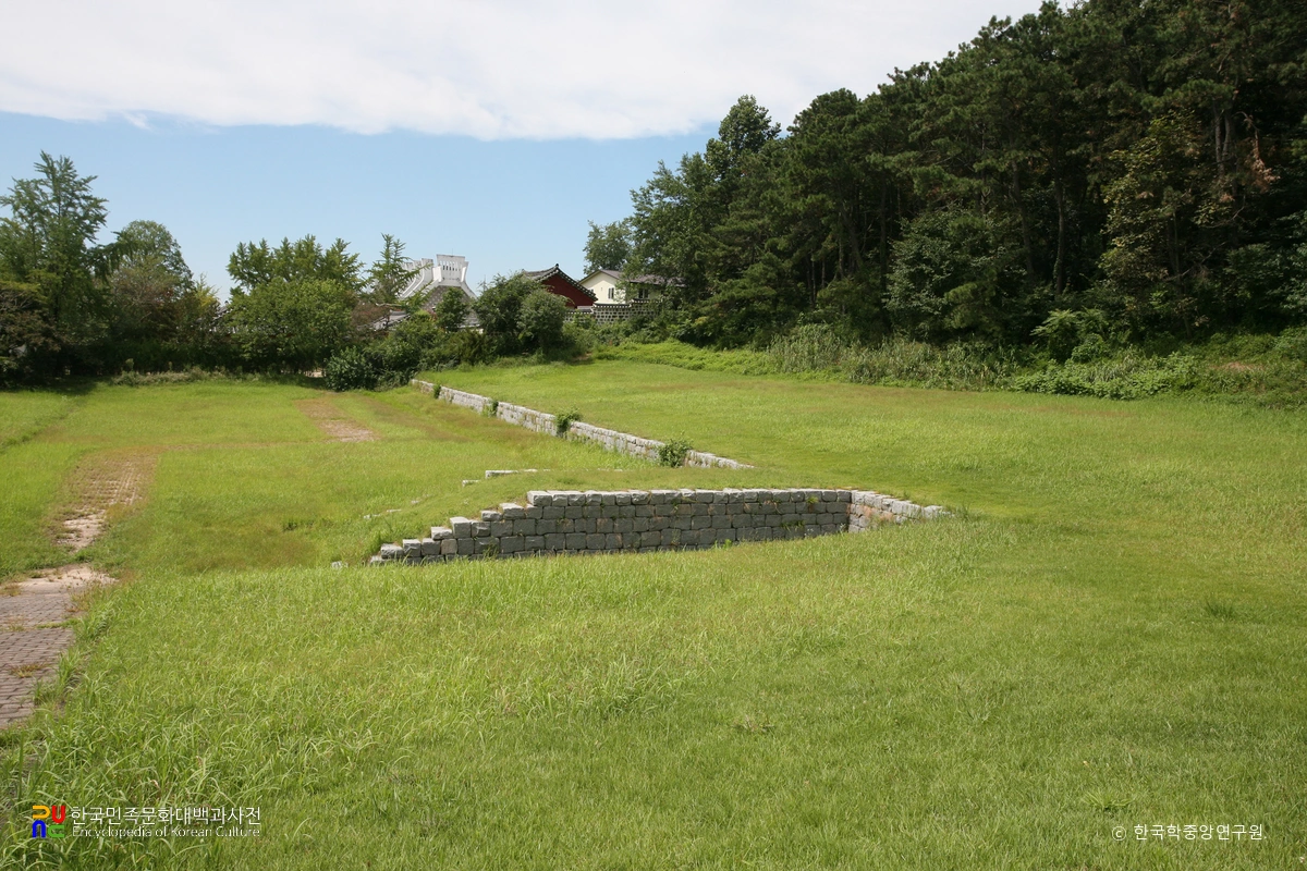 부여 관북리 유적 전경