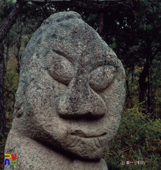 상주 남장사 석장승 상부