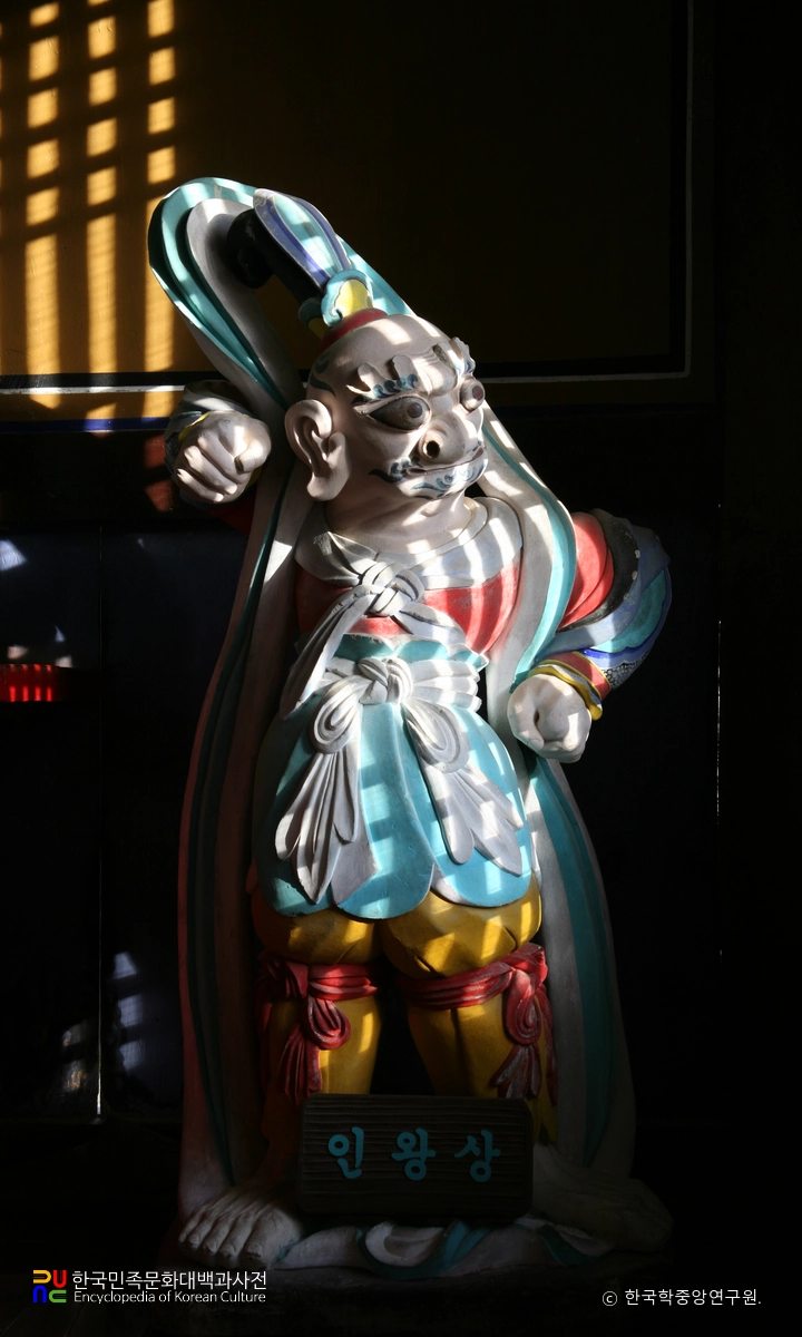 장안사 명부전 석조지장시왕상 / 인왕상