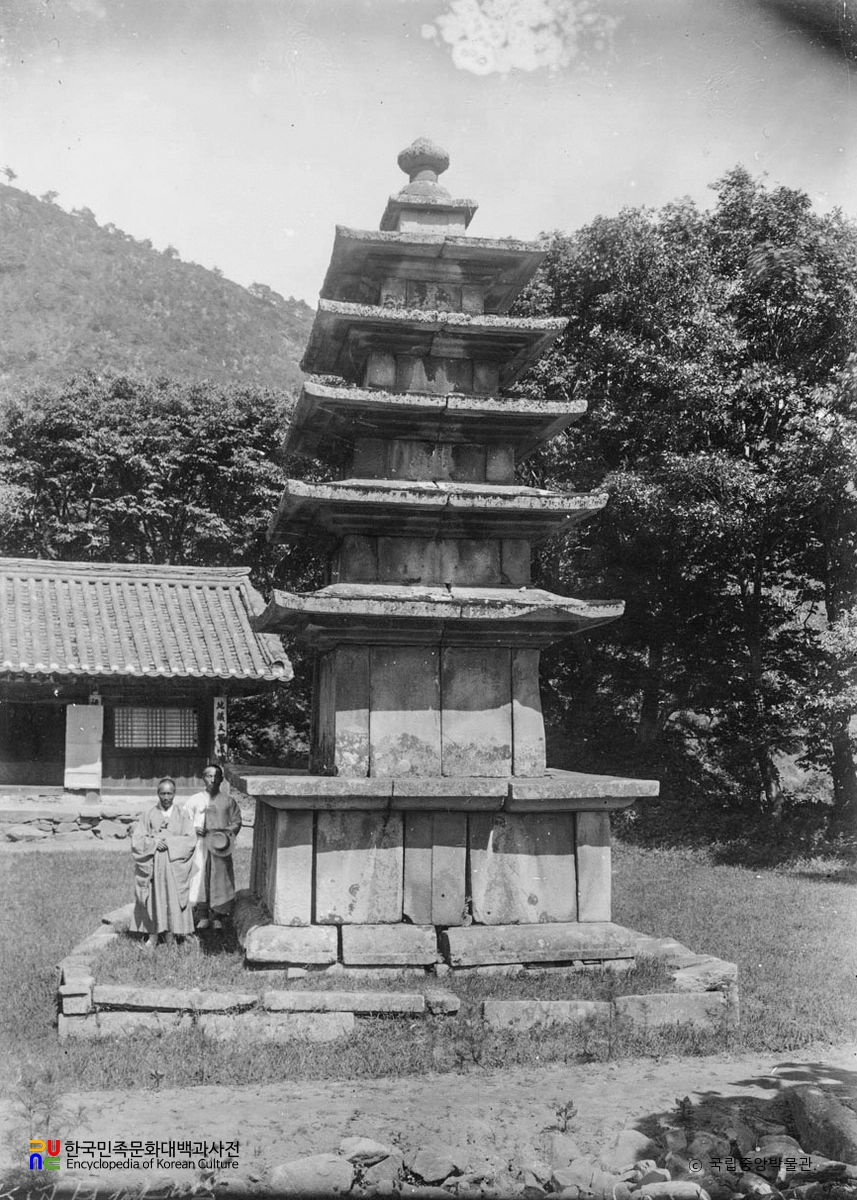 부여 무량사 오층석탑