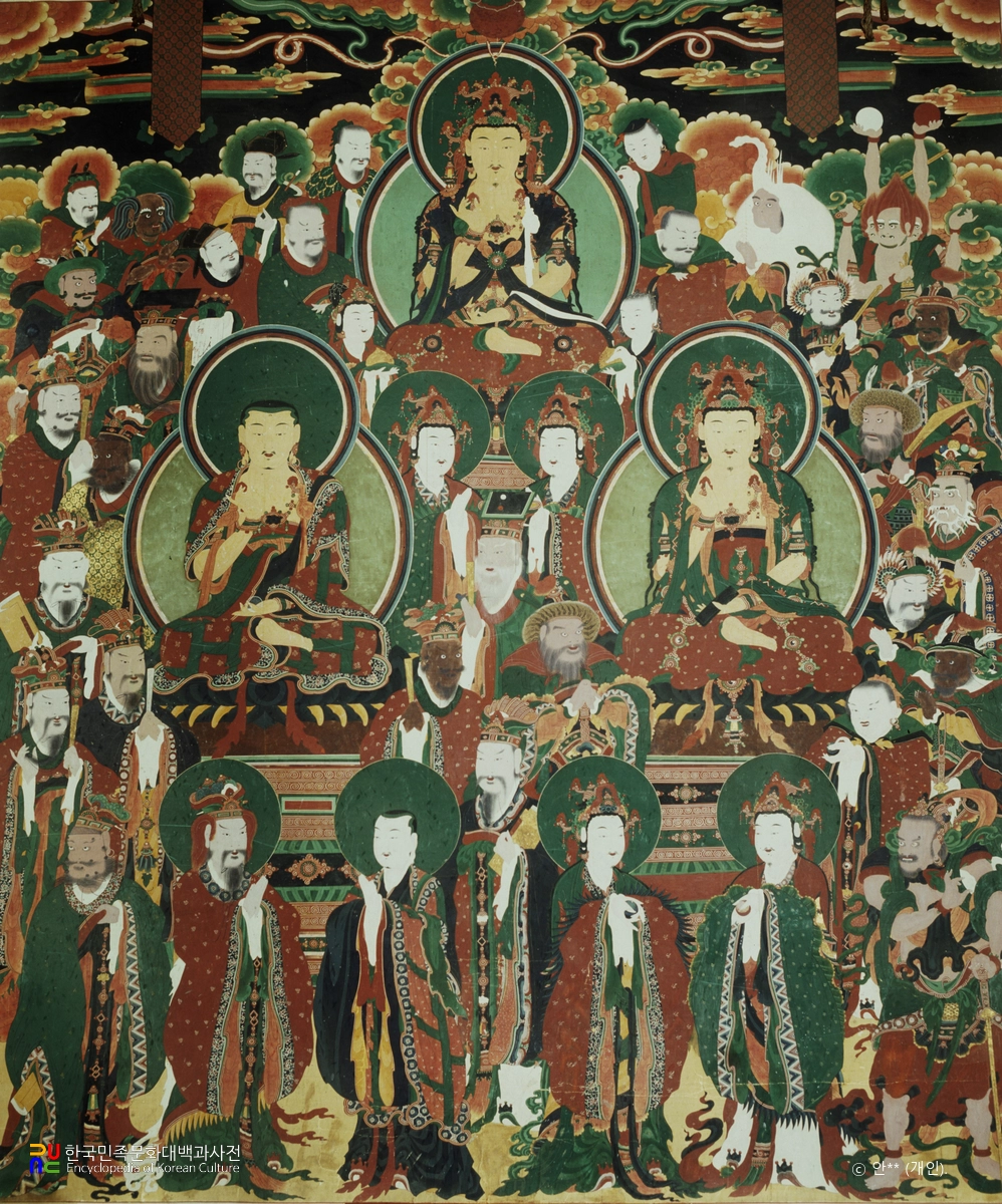 영동 영국사 삼장보살도