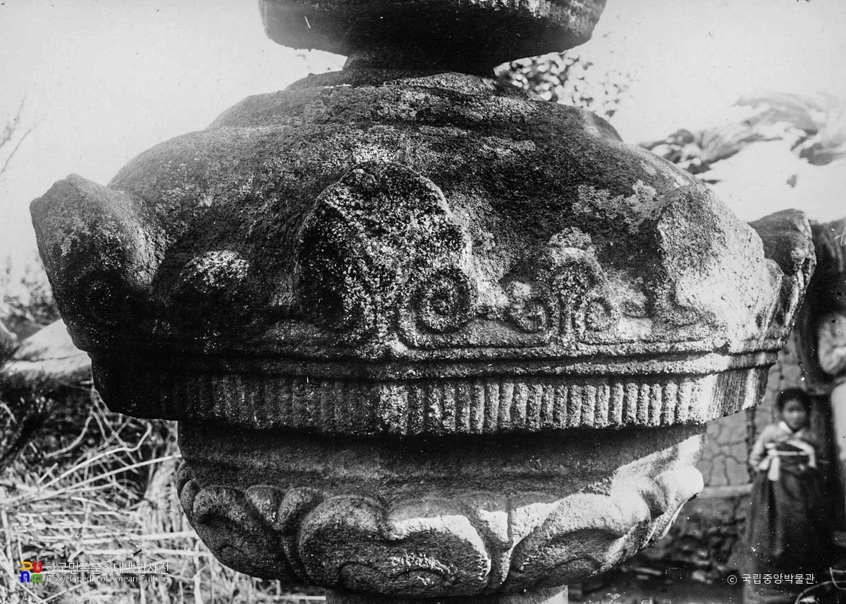 나주 서성문 안 석등 상륜부