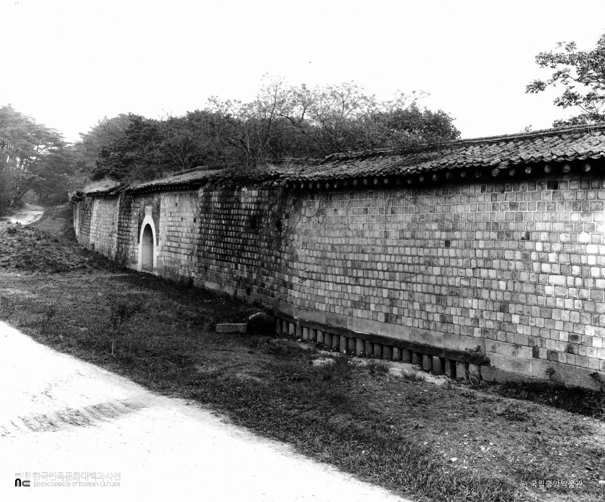 서울 경복궁 중 계무문 일대