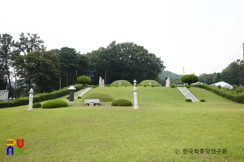 서울 양효공 안맹담과 정의공주 묘역 전경