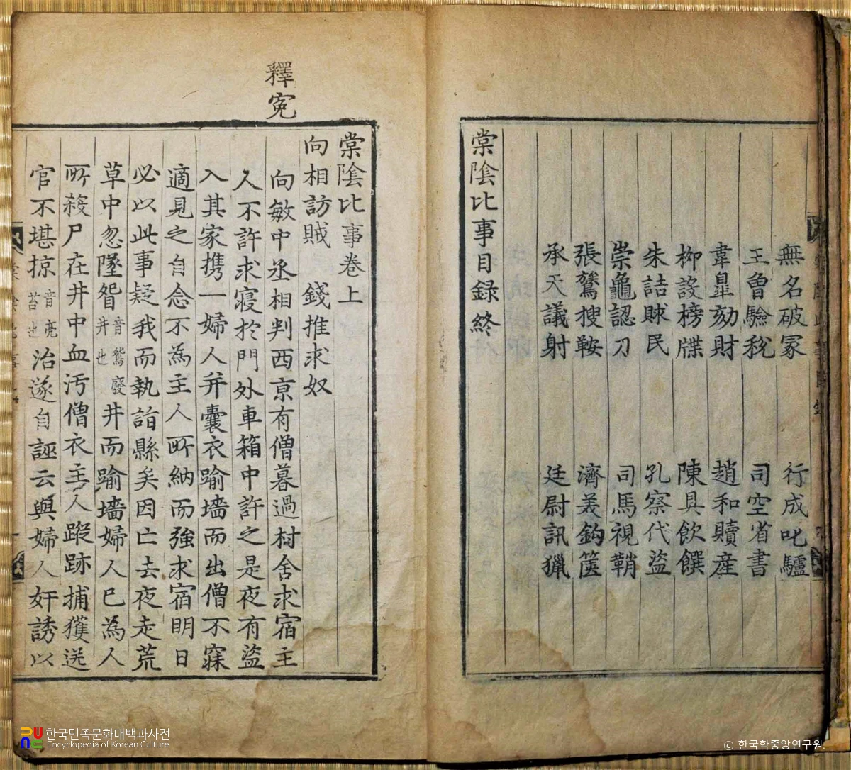 이현보 종가 문적 중 당음비사