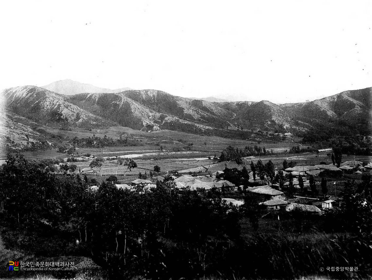 고양 벽제관 동남쪽 주변 일대 전경