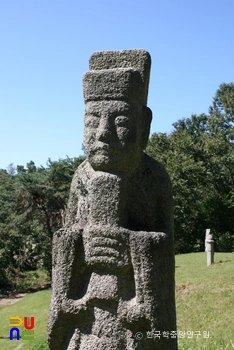 김상헌 선생 묘 문인석