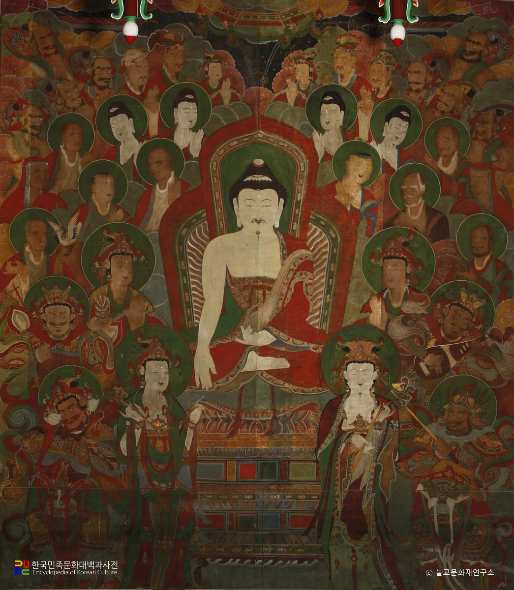 진주 청곡사 영산회상도