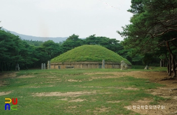 경주 신라 흥덕왕릉 정측면